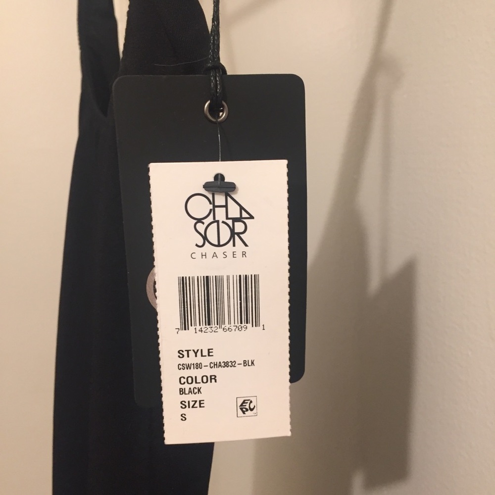 NWT “Chaser” black one-piece bathing suit - Picture 6 of 7
